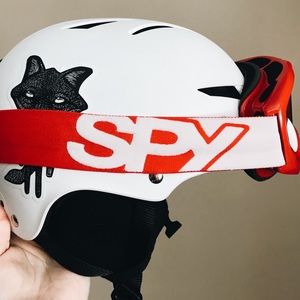 SPY Optics Ski Snowboard Red Goggles w/Bag